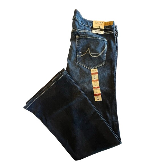 Ariat Jeans NEW with TAGS Womens Sz 34L Ultra Stretch Perfect Rise Katie Flare - Picture 12 of 12